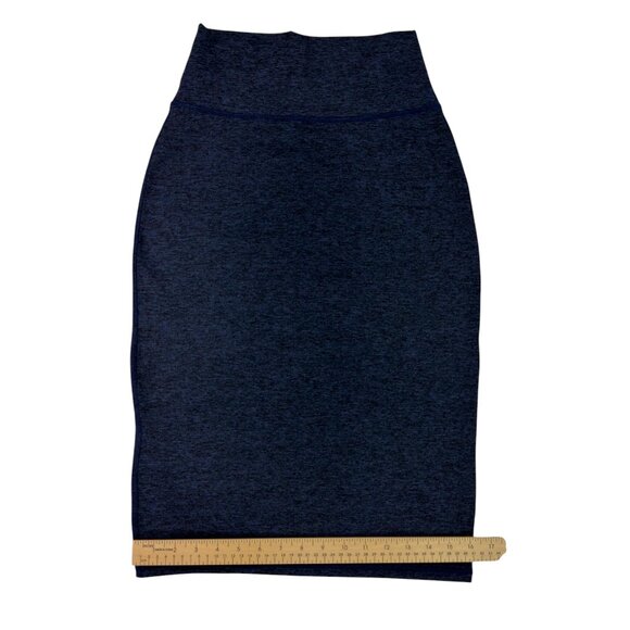 Aerie Offline The Hugger High Rise Blue Midi Skirt XS Real Good Soft Stretch - Picture 10 of 11